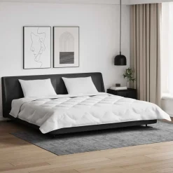 vidaXL Ropa De Casa-Edredón de Invierno con almohada 3 pcs Microfibra