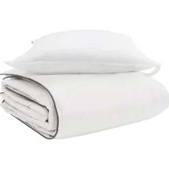 vidaXL Ropa De Casa-Edredón de Invierno con almohada 2 pcs Pluma de pato