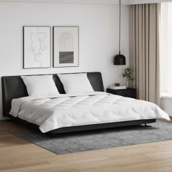 vidaXL Ropa De Casa-Edredón de Invierno con almohada 3 pcs Microfibra