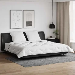 vidaXL Ropa De Casa-Edredón de Invierno con almohada 3 pcs Microfibra