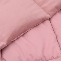 vidaXL Edredón de Invierno Acolchado 135 x 200 cm Microfibra Rosa New