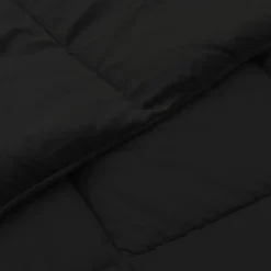 vidaXL Edredón de Invierno Acolchado 200 x 200 cm Microfibra Negro Hot