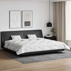 vidaXL Ropa De Casa-Edredón de Invierno con almohada 3 pcs Microfibra