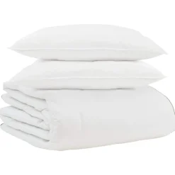 vidaXL Ropa De Casa-Edredón de Invierno con almohada 3 pcs Pluma de pato