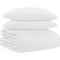 vidaXL Ropa De Casa-Edredón de Invierno con almohada 3 pcs Pluma de pato