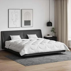 vidaXL Ropa De Casa-Edredón de todas las estaciones con almohada 3 pcs Microfibra