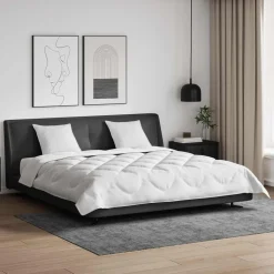 vidaXL Ropa De Casa-Edredón de todas las estaciones con almohada 3 pcs Microfibra