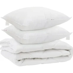 vidaXL Ropa De Casa-Edredón de todas las estaciones con almohada 3 pcs Microfibra
