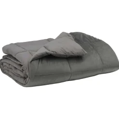 vidaXL Edredón de Todo el Año 135 x 200 cm Microfibra Gris claro Best
