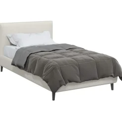 vidaXL Edredón de Todo el Año 135 x 200 cm Microfibra Gris claro Best