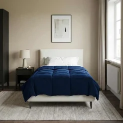 vidaXL Ropa De Casa-Edredón de Todo el Año 135 x 200 cm Microfibra