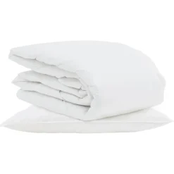 vidaXL Ropa De Casa-Edredón de Verano con almohada 2 pcs Pluma de pato