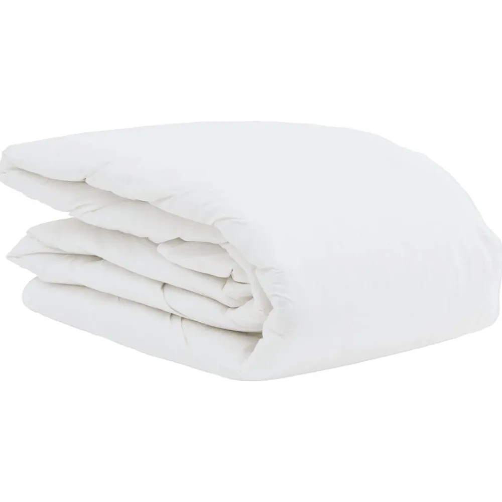 vidaXL Ropa De Casa-Edredón de Verano con almohada 2 pcs Pluma de pato