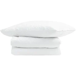 vidaXL Ropa De Casa-Edredón de Verano con almohada 2 pcs Pluma de pato