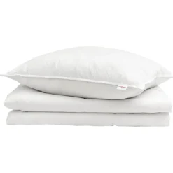 vidaXL Ropa De Casa-Edredón de Verano con almohada 2 pcs Pluma de pato
