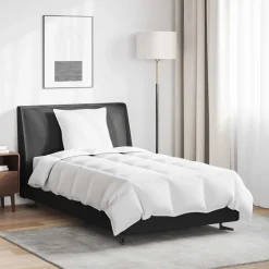 vidaXL Ropa De Casa-Edredón de Verano con almohada 2 pcs Pluma de pato