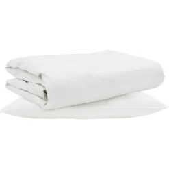 vidaXL Ropa De Casa-Edredón de Verano con almohada 2 pcs Pluma de pato