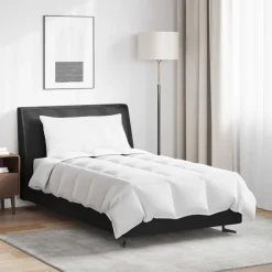 vidaXL Ropa De Casa-Edredón de Verano con almohada 2 pcs Pluma de pato