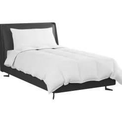 vidaXL Ropa De Casa-Edredón de Verano con almohada 2 pcs Pluma de pato