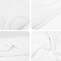 vidaXL Ropa De Casa-Edredón de Verano con almohada 2 pcs Microfibra