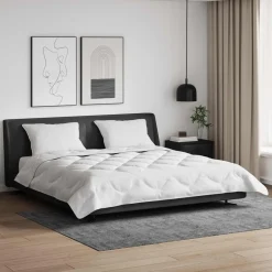 vidaXL Ropa De Casa-Edredón de Verano con almohada 3 pcs Microfibra