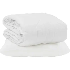 vidaXL Ropa De Casa-Edredón de Verano con almohada 2 pcs Microfibra