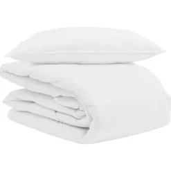 vidaXL Ropa De Casa-Edredón de Verano con almohada 2 pcs Pluma de pato