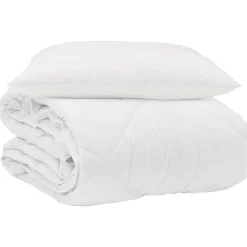 vidaXL Ropa De Casa-Edredón de Verano con almohada 2 pcs Microfibra