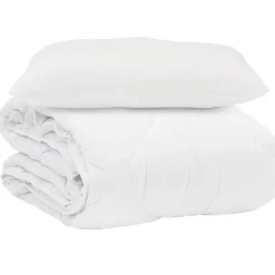 vidaXL Ropa De Casa-Edredón de Verano con almohada 2 pcs Microfibra