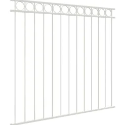 vidaXL Vallas De Jardín-Elemento de cerca Assen 170 x 120 cm Acero
