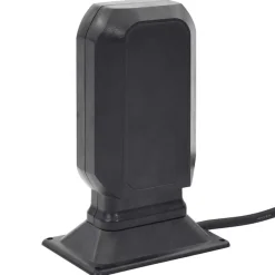 vidaXL Suministros Eléctricos-Enchufe de exterior con estaca 2 vías negro verde 15,5x11x24 cm