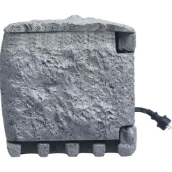vidaXL Suministros Eléctricos-Enchufe de jardín 4 ranuras poliresina resistente al agua