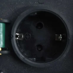 vidaXL Suministros Eléctricos-Enchufe de jardín 4 ranuras poliresina resistente al agua