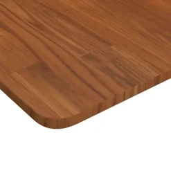 vidaXL Encimera baño madera maciza tratada marrón oscuro 80x40x1,5 cm Marrón oscuro Hot