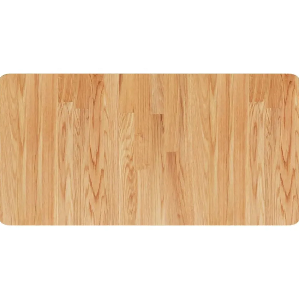 vidaXL Materiales De Construcción-Encimera de baño marrón claro madera maciza tratada 80x40x1,5cm