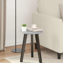 vidaXL Encimera Gris hormigón 30 x 30 x 1,5 cm Madera de ingeniería Gris hormig&oacute;n