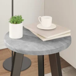 vidaXL Encimera Gris hormigón 30 x 30 x 1,5 cm Madera de ingeniería Gris hormig&oacute;n