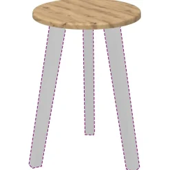 vidaXL Encimera 30 x 30 x 1,5 cm Madera de ingeniería Roble artisan Discount