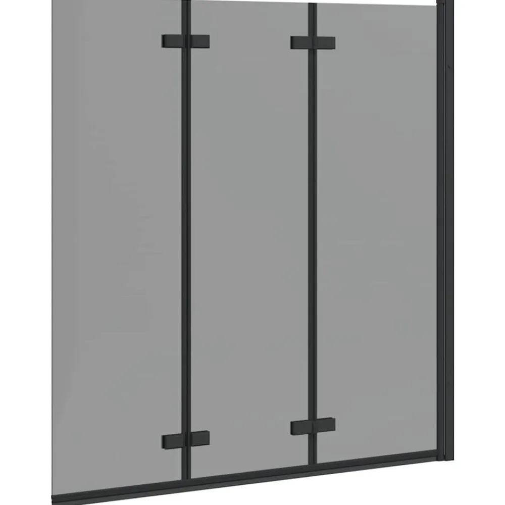 vidaXL Fontanería-Enclosure de Ducha 130 x 138 cm Vidrio ESG y Aluminio