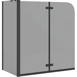 vidaXL Enclosure de Ducha Manual 120 x 68 x 130 cm Negro Clearance