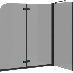 vidaXL Enclosure de Ducha Manual 120 x 68 x 130 cm Negro Clearance