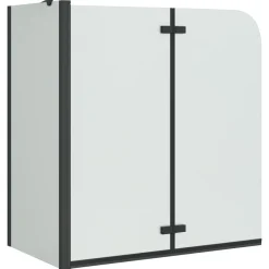 vidaXL Enclosure de Ducha Manual 120 x 68 x 130 cm Negro Clearance