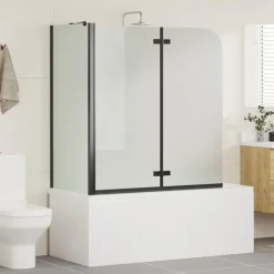 vidaXL Enclosure de Ducha Manual 120 x 68 x 130 cm Negro Clearance