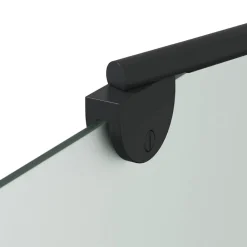vidaXL Enclosure de Ducha Manual 120 x 68 x 130 cm Negro Clearance