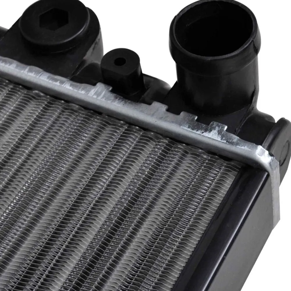 vidaXL Piezas Y Accesorios Para Vehículos-Enfriador de Agua Negro Metal