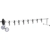 vidaXL Piscina Y Spa-Enrollacobertor para piscinas con base de acero inoxidable