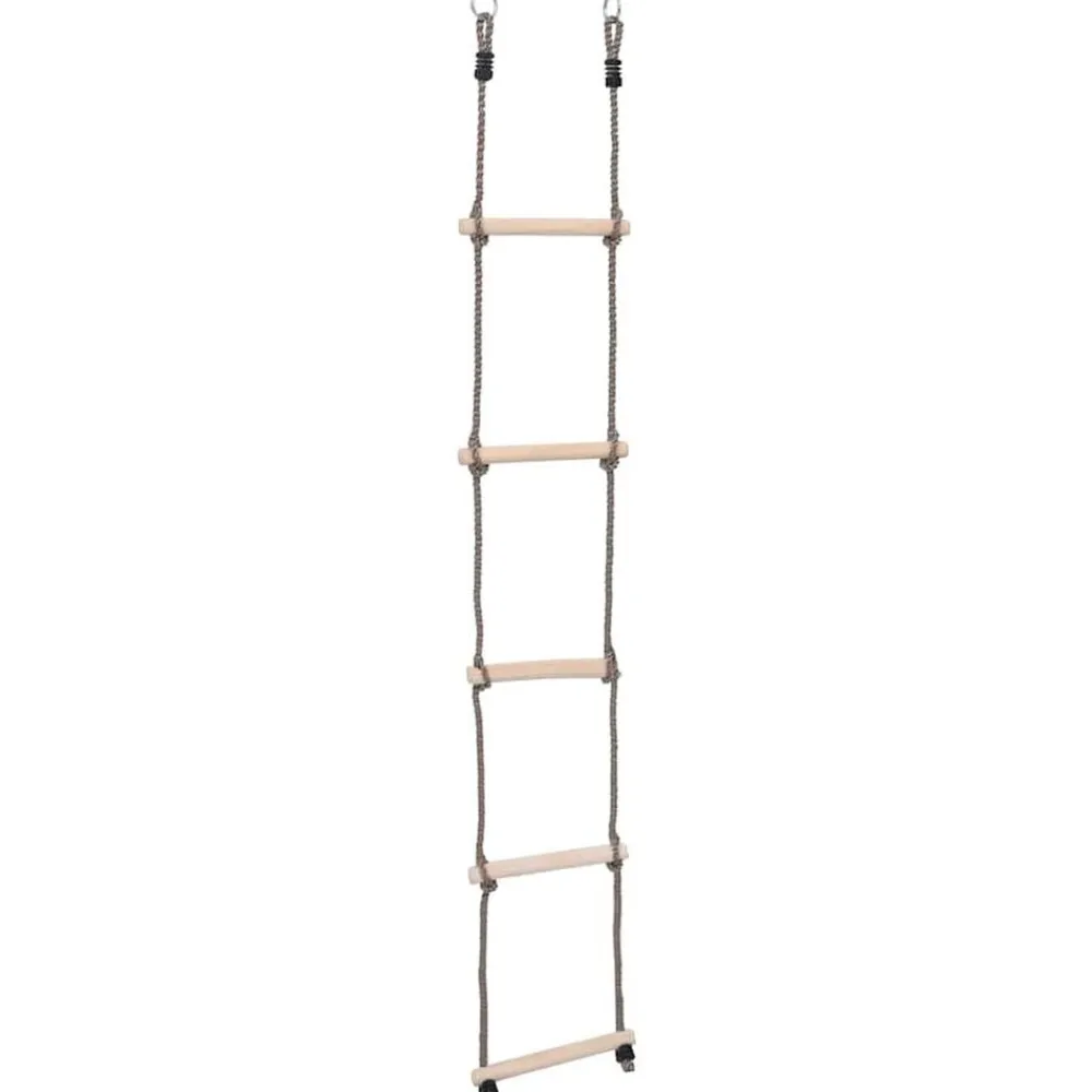 vidaXL Escalera de 5 peldaños madera maciza de pino 210 cm Discount