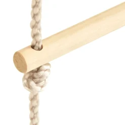 vidaXL Escalera de cuerda para niños madera maciza y PE 30x168 cm Online