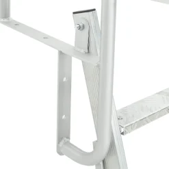 vidaXL Piezas Y Accesorios Para Vehículos-Escalera de muelle de 3 pasos Plateado 58 x 77 x 144 cm