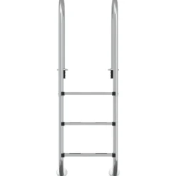 vidaXL Piscina Y Spa-Escalera para piscina acero inoxidable 304 54x38x158 cm
